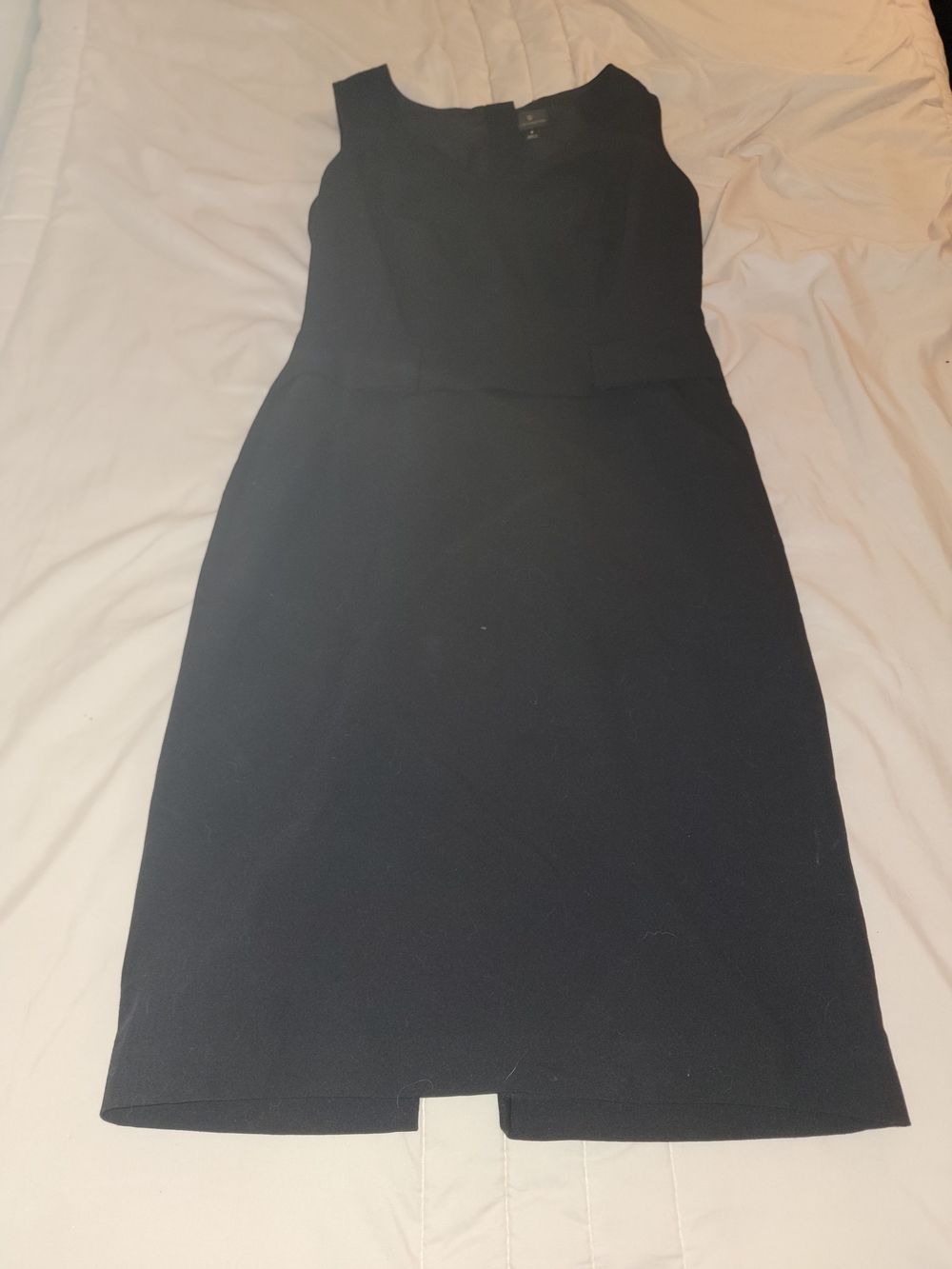 Worthington Black Sleeveless Sheath Dress